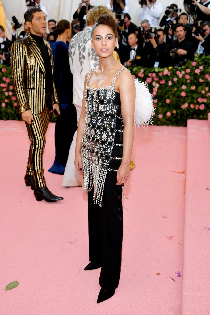 Guests wearing Burberry at the Metropolitan Museum of Art’s Costume Institute Gala 2019