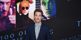 Miles Teller wearing Burberry