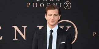 Tye Sheridan wearing Burberry