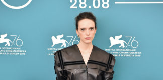 Stacy Martin wearing Burberry