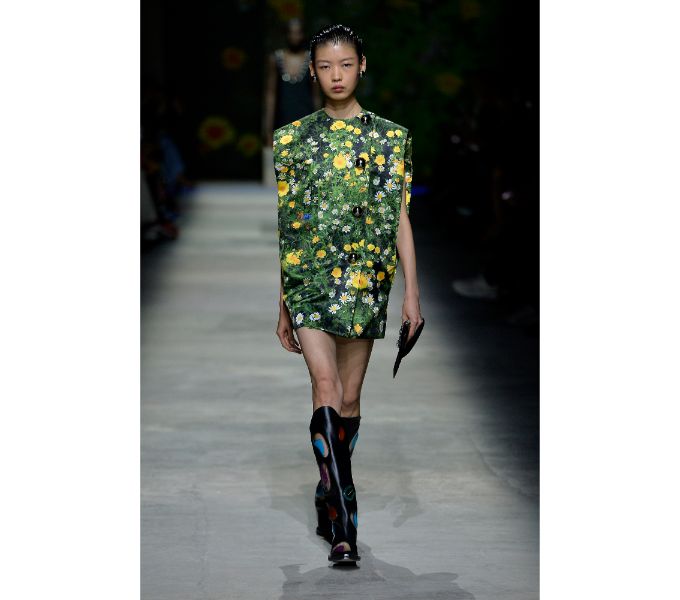 Christopher Kane showed an "Ecosexual" Spring 2020 collection at London Fashion Week