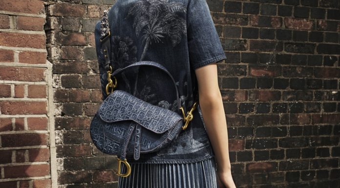 Dior Presents the Saddle Bag in Embroidered Denim Dior Presents the Saddle Bag in Embroidered Denim
