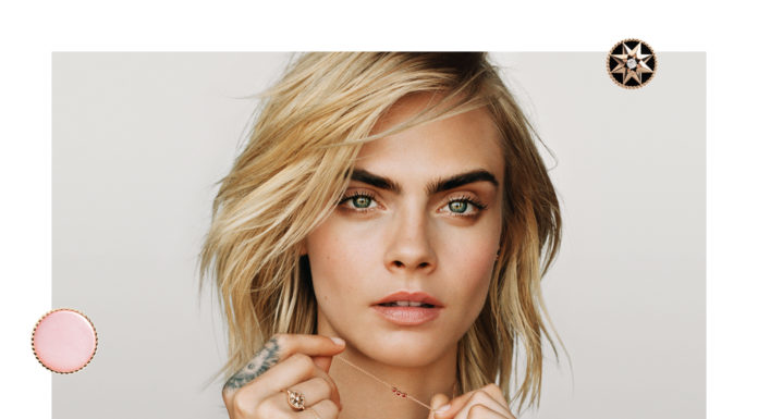 Cara Delevingne for Dior Joaillerie – Rose des Vents Collection Cara Delevingne for Dior Joaillerie - Rose des Vents Collection