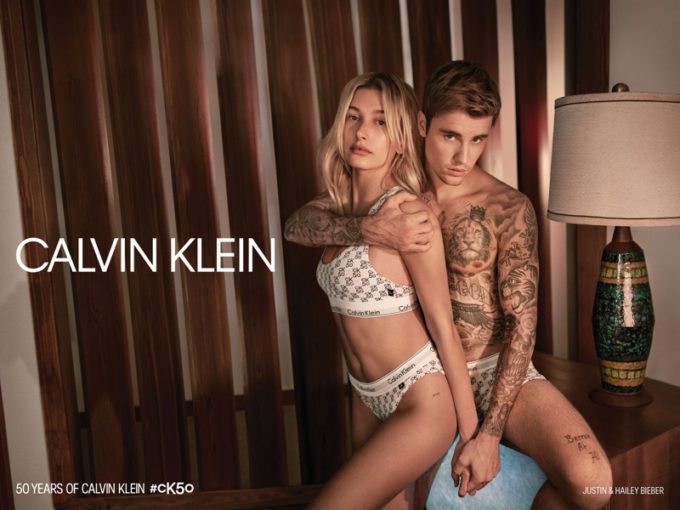 Hailey Baldwin & Justin Bieber Strip Down for Calvin Klein #CK50