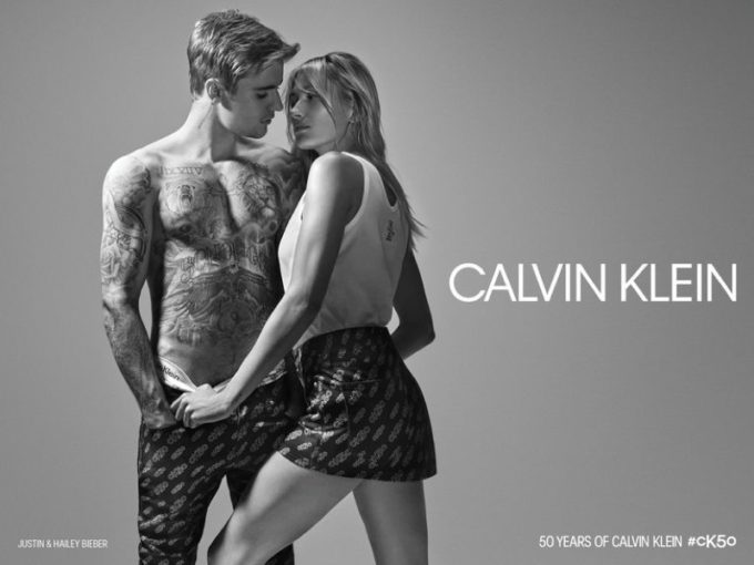 Hailey Baldwin & Justin Bieber Strip Down for Calvin Klein #CK50
