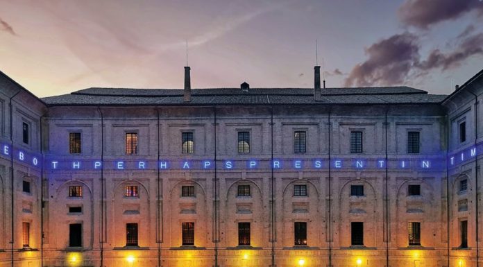 Pilotta, inaugurata l’installazione di Maurizio Nannucci Maurizio Nannucci, TIME, PAST, PRESENT AND FUTURE (2019), supported by Italian Council (2018)