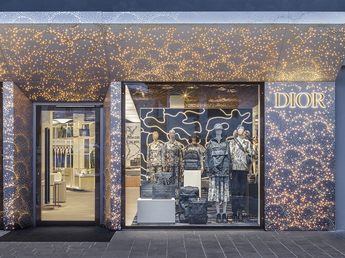 Dior presents its Pop-Up Store at Cortina d'Ampezzo