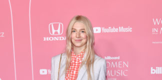 Hunter Schafer in Burberry at the 2019 Billboard Women in Music Awards.