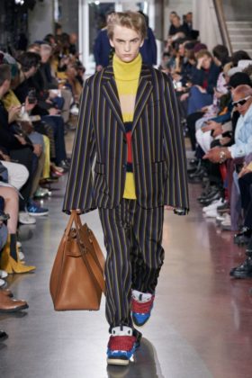 Lanvin Fall 2020 Menswear Collection by Bruno Sialelli
