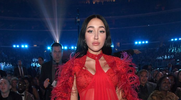 Noah Cyrus wearing Adolfo Sanchez at The 62nd annual Grammy Awards Noah Cyrus wearing Adolfo Sanchez at The 62nd annual Grammy Awards