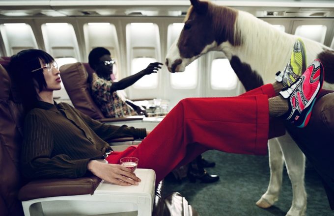 See horses roam LA for the Gucci SS20 campaign