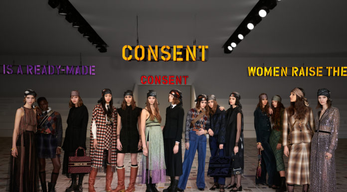 Dior joins forces with conceptual feminist artist Claire Fontaine for AW20 Dior joins forces with conceptual feminist artist Claire Fontaine for AW20