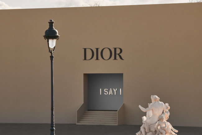 The #DiorAW20 show space