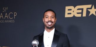 NAACP Image Awards: Michael B. Jordan wearing Burberry