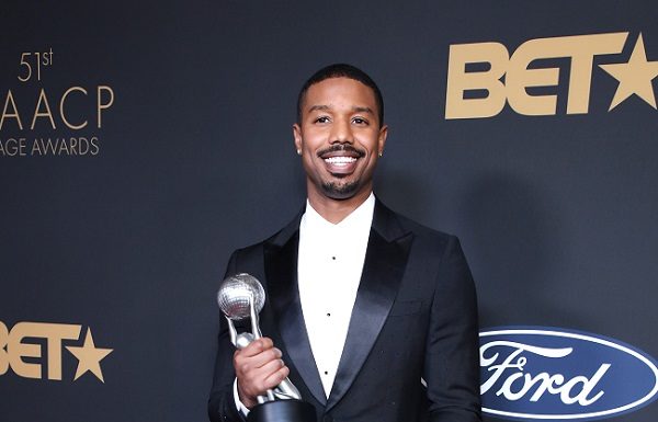 NAACP Image Awards: Michael B. Jordan wearing Burberry NAACP Image Awards: Michael B. Jordan wearing Burberry