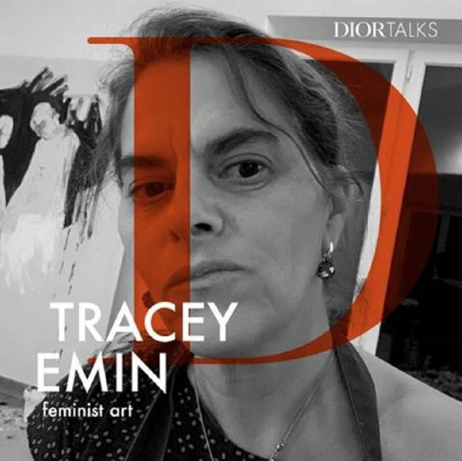 Dior presents a new episode of #DiorTalks with the British artist Tracey Emin 