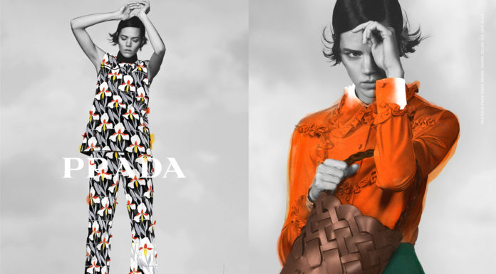 Painted in Prada: Campagna Prada Donna Pre-Fall 2020 Painted in Prada: Campagna Prada Donna Pre-Fall 2020