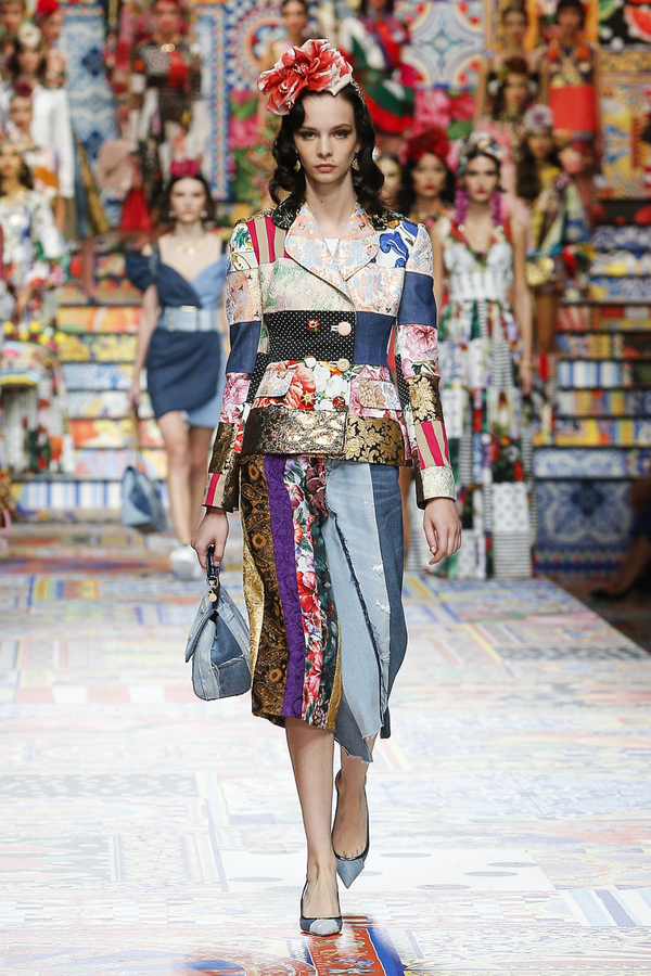 Dolce & Gabbana e il patchwork di Sicilia. Fashionpress.it