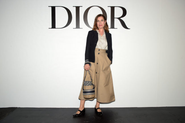 Dior show Arrivals Paris Fashion Week: Camille Cottin, Ludivine Sagnier and Emmanuelle Devos