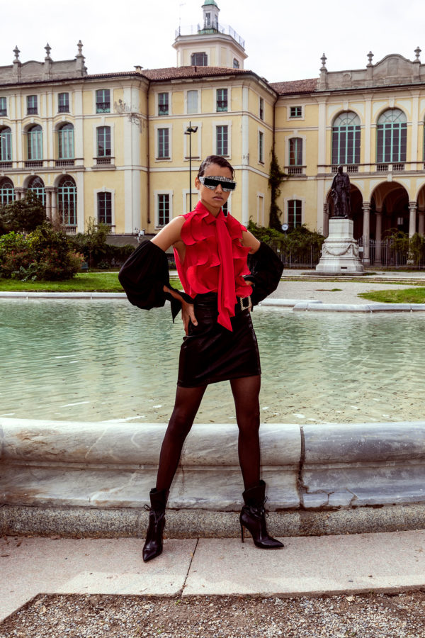 Domenico Donadio Exclusively for Fashionpress.it with Carolina Oliveira