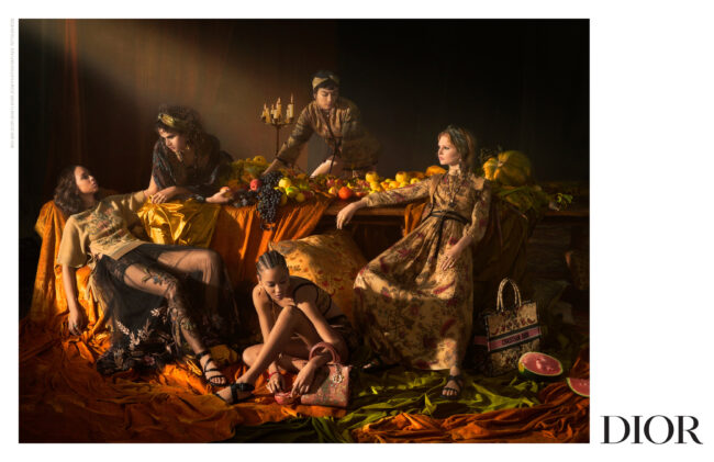 Dior's Baroque paintings for the SS21 Campaign