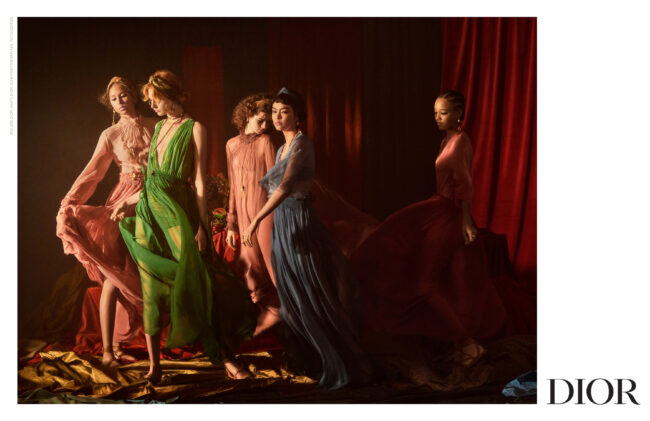 Dior's Baroque paintings for the SS21 Campaign