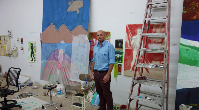 The Collaboration with Artist Peter Doig for the Dior Winter 2021/22 Men’s Collection PETER DOIG IN HIS STUDIO