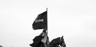 Celine Homme Fall 2021: Teen Knight Poem in Chambord
