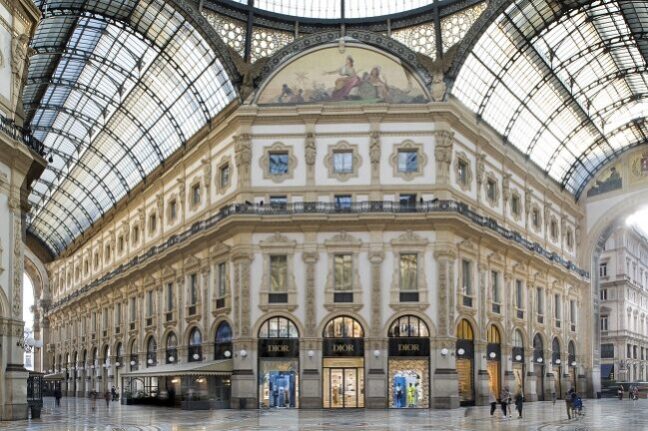 Dior presents the opening of a new store in Milan's Galleria Vittorio Emanuele II