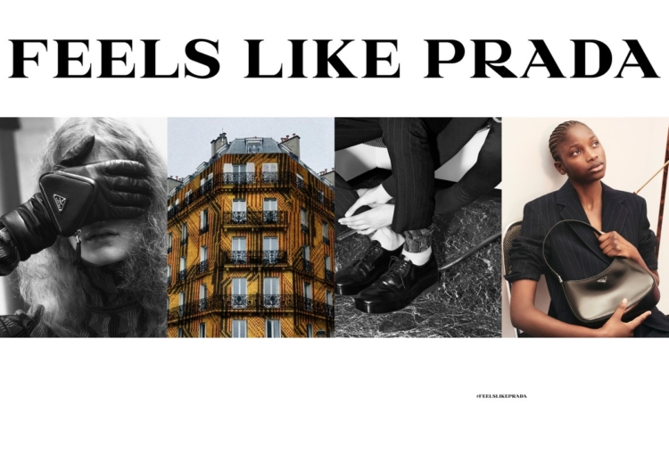 #FeelsLikePrada: a campaign about what it means to touch the #PradaFW21 collection