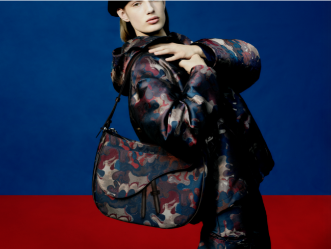 Dior presents the Camouflage designs created in collaboration with Peter Doig