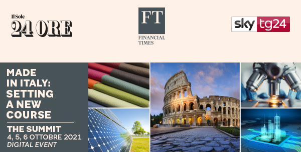 Capasa, Marenzi, Riccobono al “Made in Italy Summit 2021” del Sole 24 Ore e Financial Times