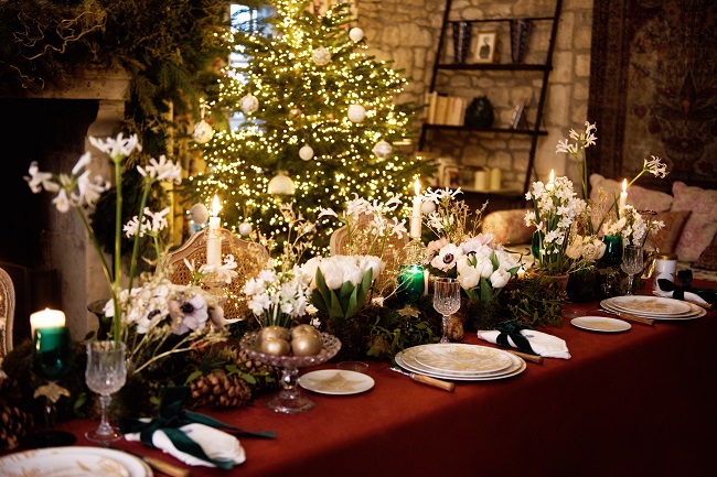 Dior unveils its Christmas Collections at Cordelia de Castellane's Conutry Home