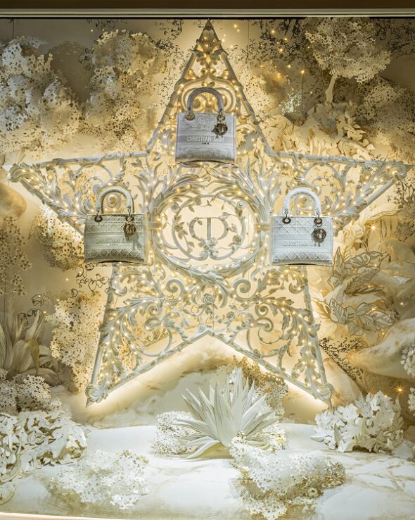 Dior unveils its Christmas Decoration aroun the world