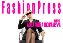 Alexandra Kotaeva poses in chic looks Exclusively for Fashionpress.it