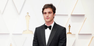 Jacob Elordi wearing Burberry at the 94th Academy Awards in Los Angeles