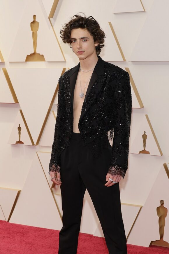 94th Annual Academy Awards – Timothée Chalamet in Louis Vuitton 