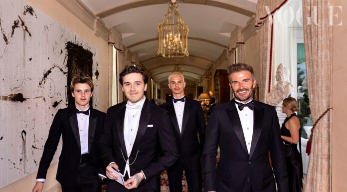 Dior: Kim Jones made bespoke suits for the Beckham Family Wedding Dior: Kim Jones made bespoke suits for the Beckham Family Wedding