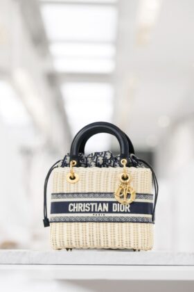 Dior presents the LAdy D Dior Wicker Bag