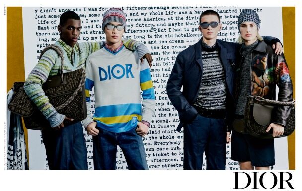 Dior Men’s Pre-fall Campaign Features a Jack Kerouac Manuscript DIOR MEN FALL 2022