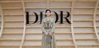 House ambassador Bae Suzy at the Dior Fall 2022 front-row