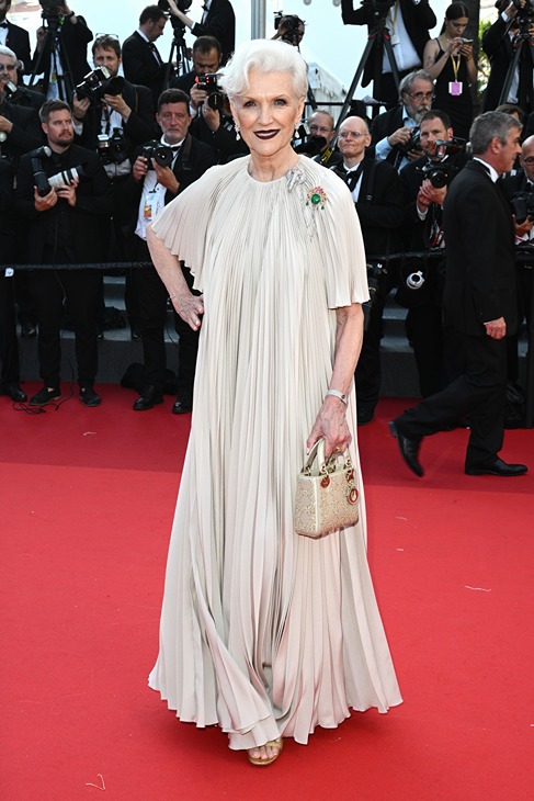 Dior Cannes - Maye Musk wore Dior by Maria Grazia Chiuri