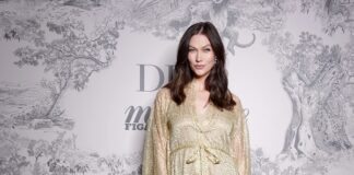 Karlie Kloss Glitters In Maria Grazia Chiuri at Madame Figaro x Christian Dior Dinner