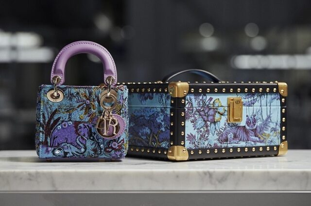 Dior presents the expertise of an exceptional Trunk revealing a micro version of the iconic Lady Dior