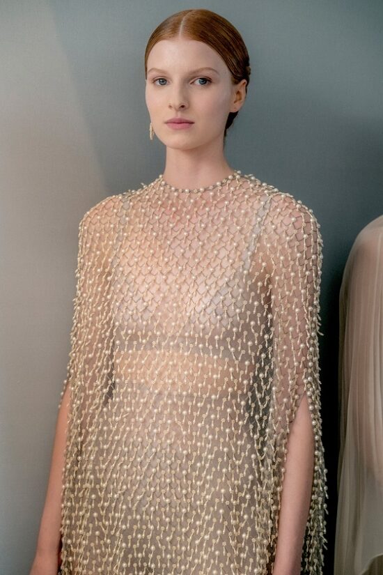 Backstage at Christian Dior Couture Autumn-Winter 2023-24