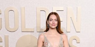 Emma Stone Wore Louis Vuitton To The 2024 Golden Globe Awards