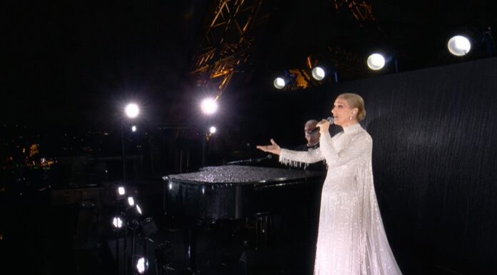 Dior Haute Couture worn by Céline Dion for the finale of the Opening Ceremony of the Olympic Games Paris 2024 Céline Dion’s Crystal-Coated Dior Opening Ceremony Gown Took Over 1,000 Hours to Make