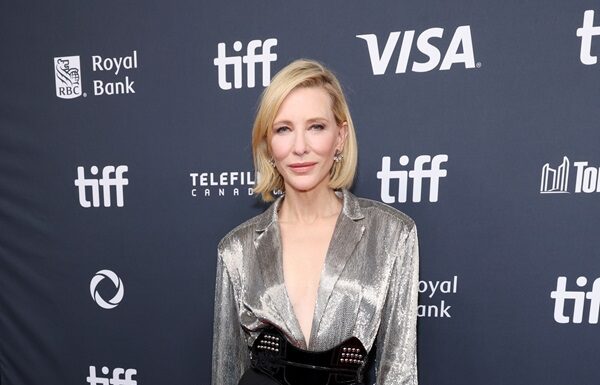 Cate Blanchett wears custom Louis Vuitton to the premiere of “Rumours” during the 2024 Toronto International Film Festival Cate Blanchett wears custom Louis Vuitton to the premiere of “Rumours” during the 2024 Toronto International Film Festival