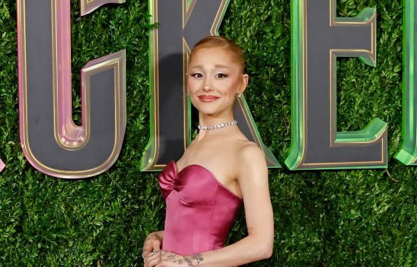 Ariana Grande wears custom Louis Vuitton to the premiere of “Wicked” In New York City Ariana Grande wears custom Louis Vuitton to the premiere of “Wicked” In New York City