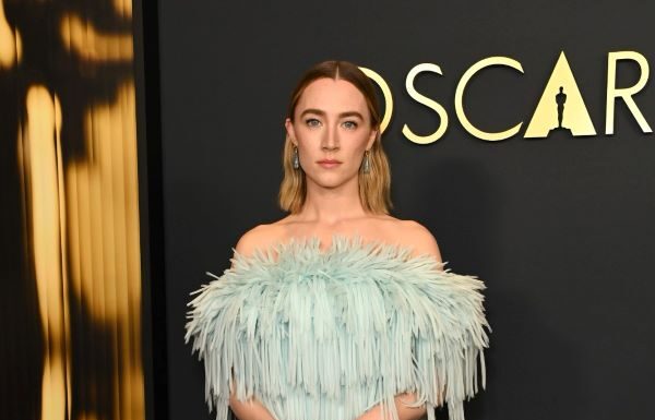 Saoirse Ronan wears custom Louis Vuitton to the 15th Governors Awards Saoirse Ronan wears custom Louis Vuitton to the 15th Governors Awards